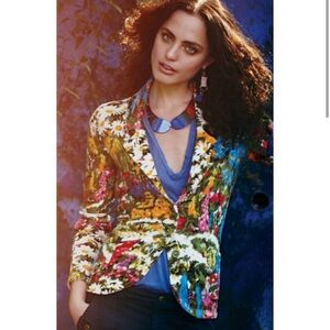 Anthropologie HWR Monogram Cardigan